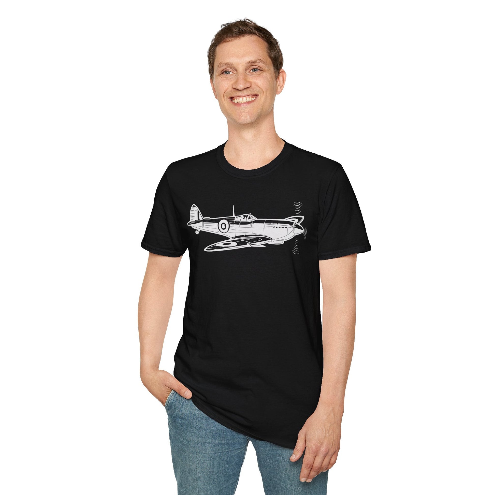 Spitfire Premium T-Shirt – Supermarine WWII Fighter Tee - Pilot gifts - warbird t-shirt