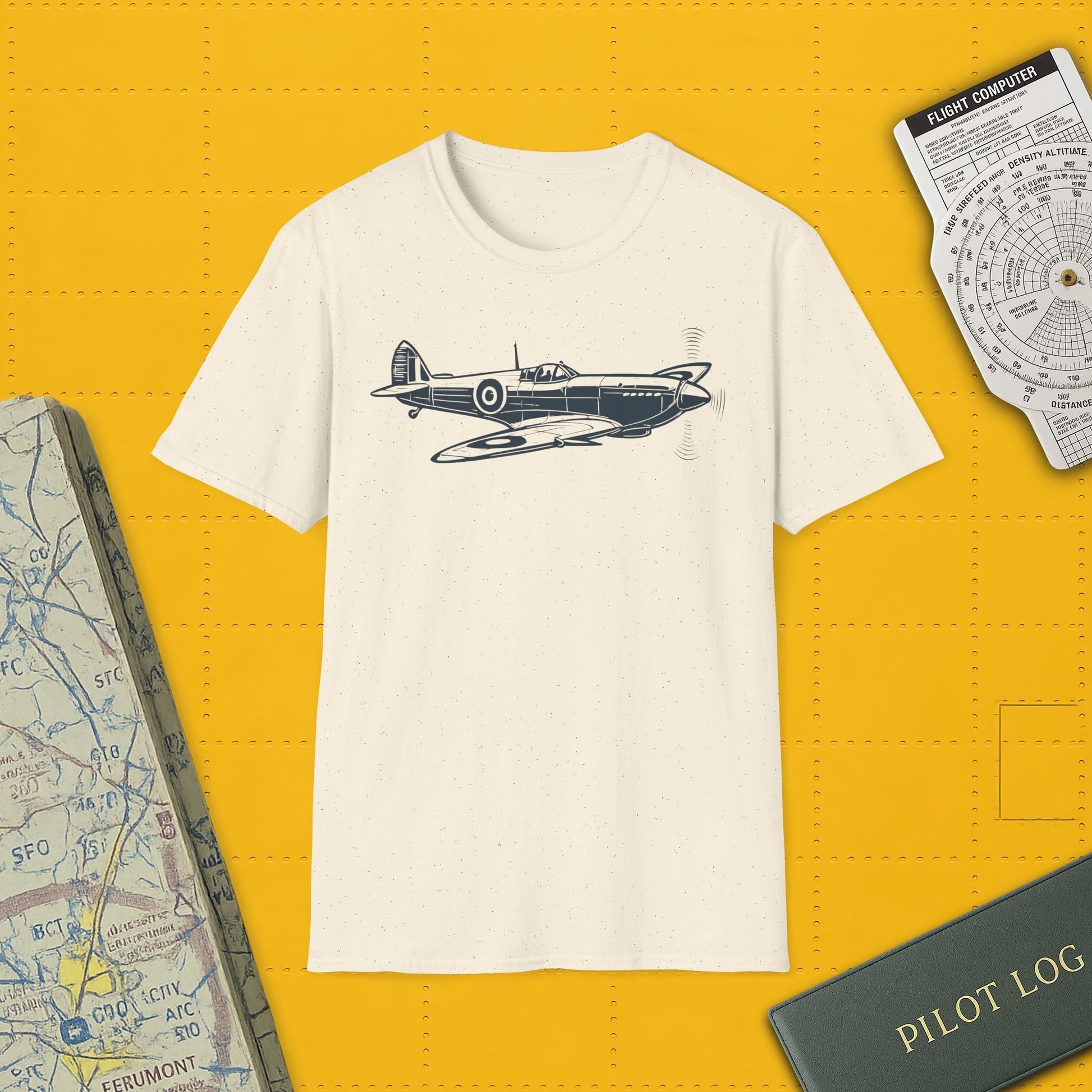 Spitfire Premium T-Shirt – Supermarine WWII Fighter Tee - Pilot gifts - warbird t-shirt