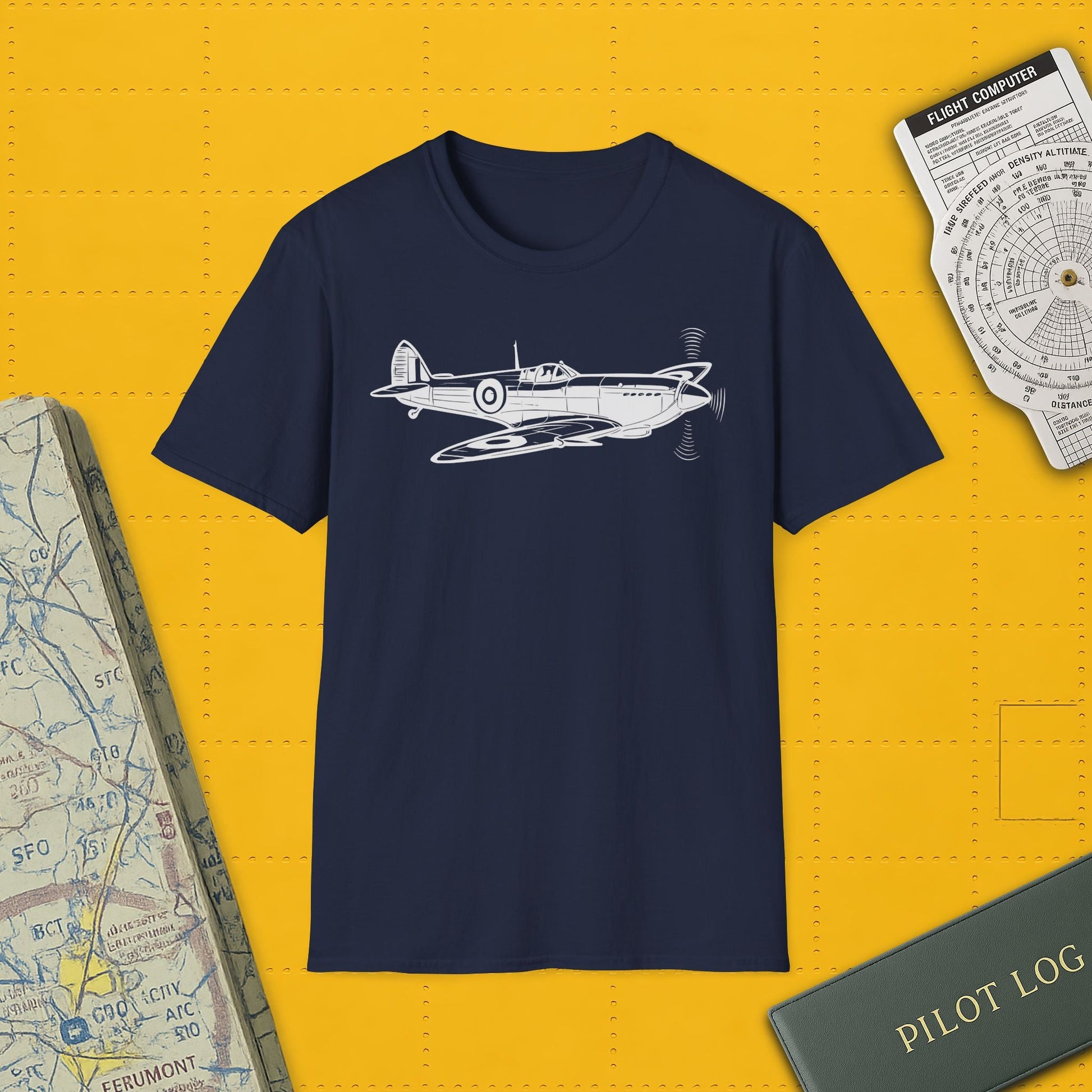 Spitfire Premium T-Shirt – Supermarine WWII Fighter Tee - Pilot gifts - warbird t-shirt