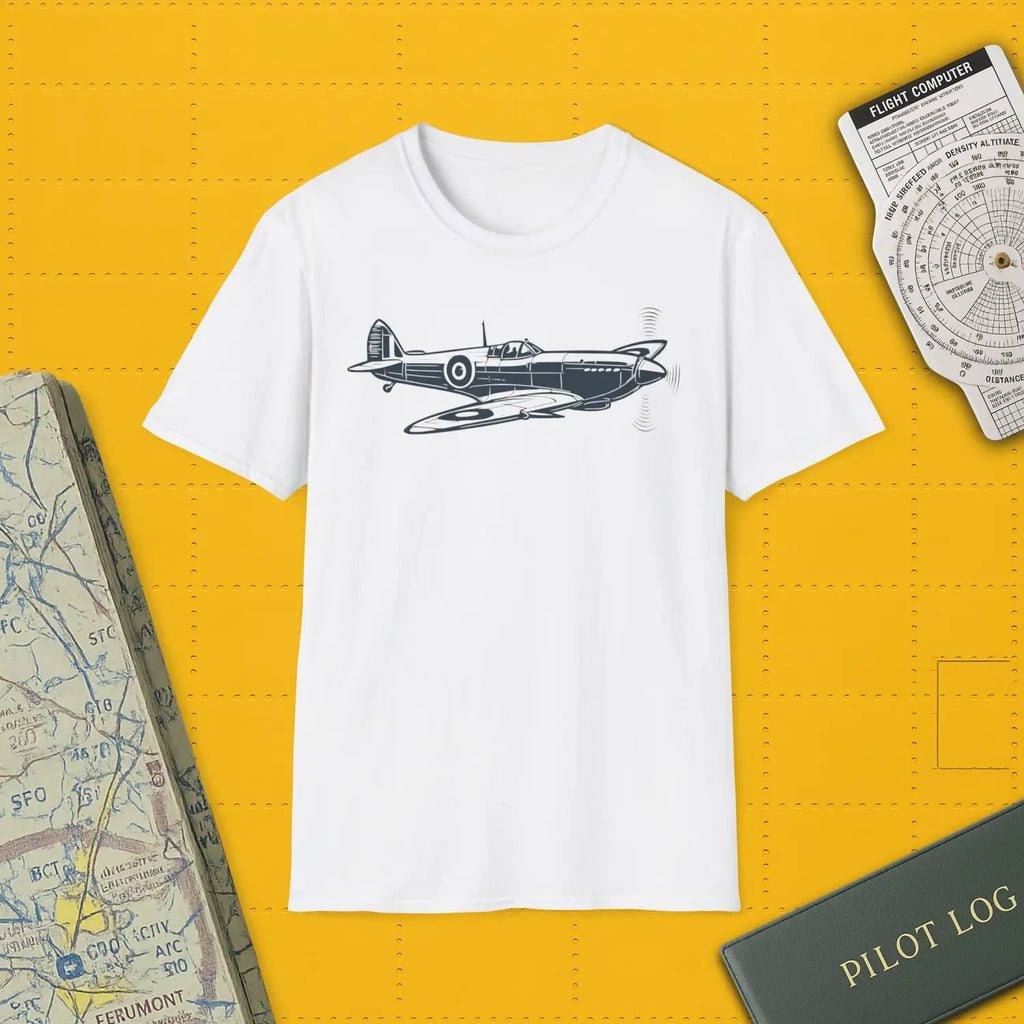 Spitfire Premium T-Shirt - Pilot gifts - WWII warbird t-shirt
