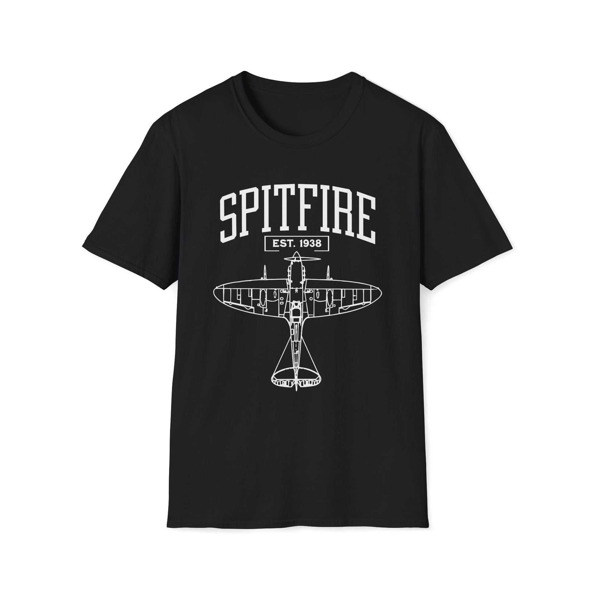 Spitfire Premium WWII T Shirt Pilot gifts warbird t shirt