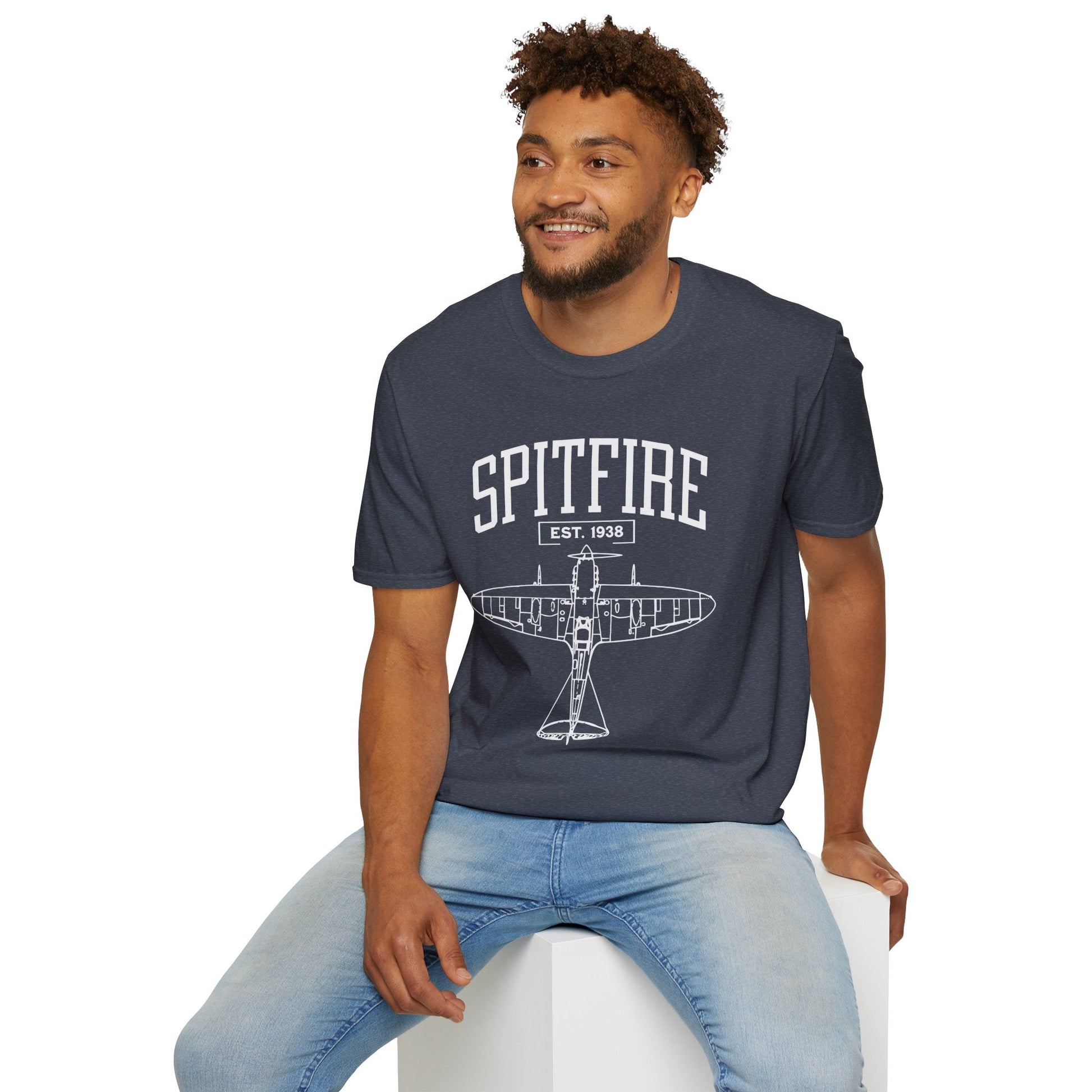 Spitfire Premium WWII T Shirt Pilot gifts warbird t shirt
