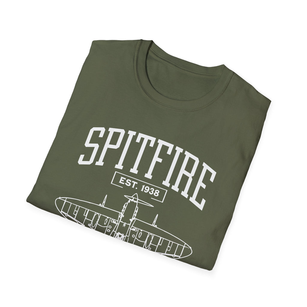 Spitfire Premium WWII T Shirt Pilot gifts warbird t shirt
