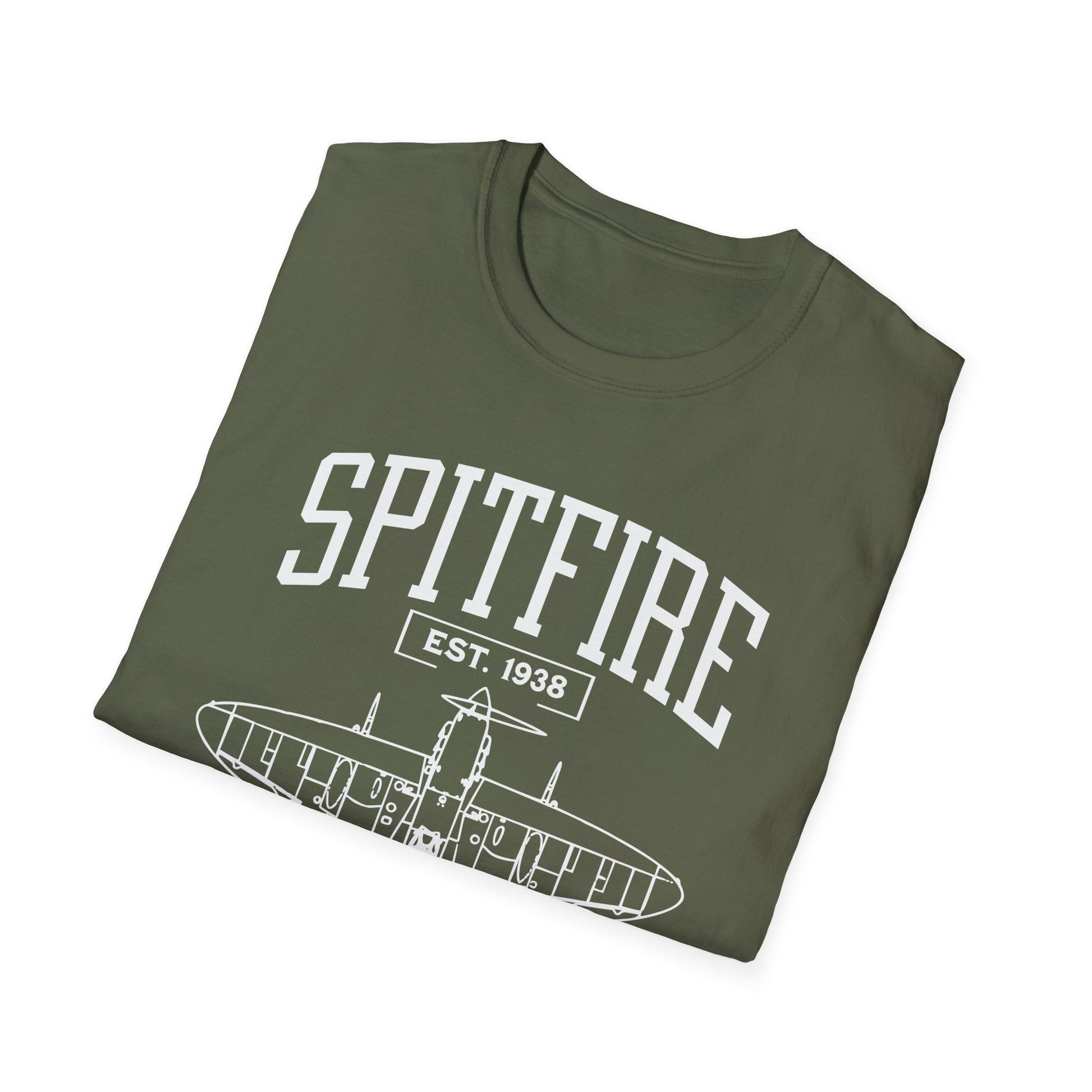 Spitfire Premium WWII T Shirt Pilot gifts warbird t shirt