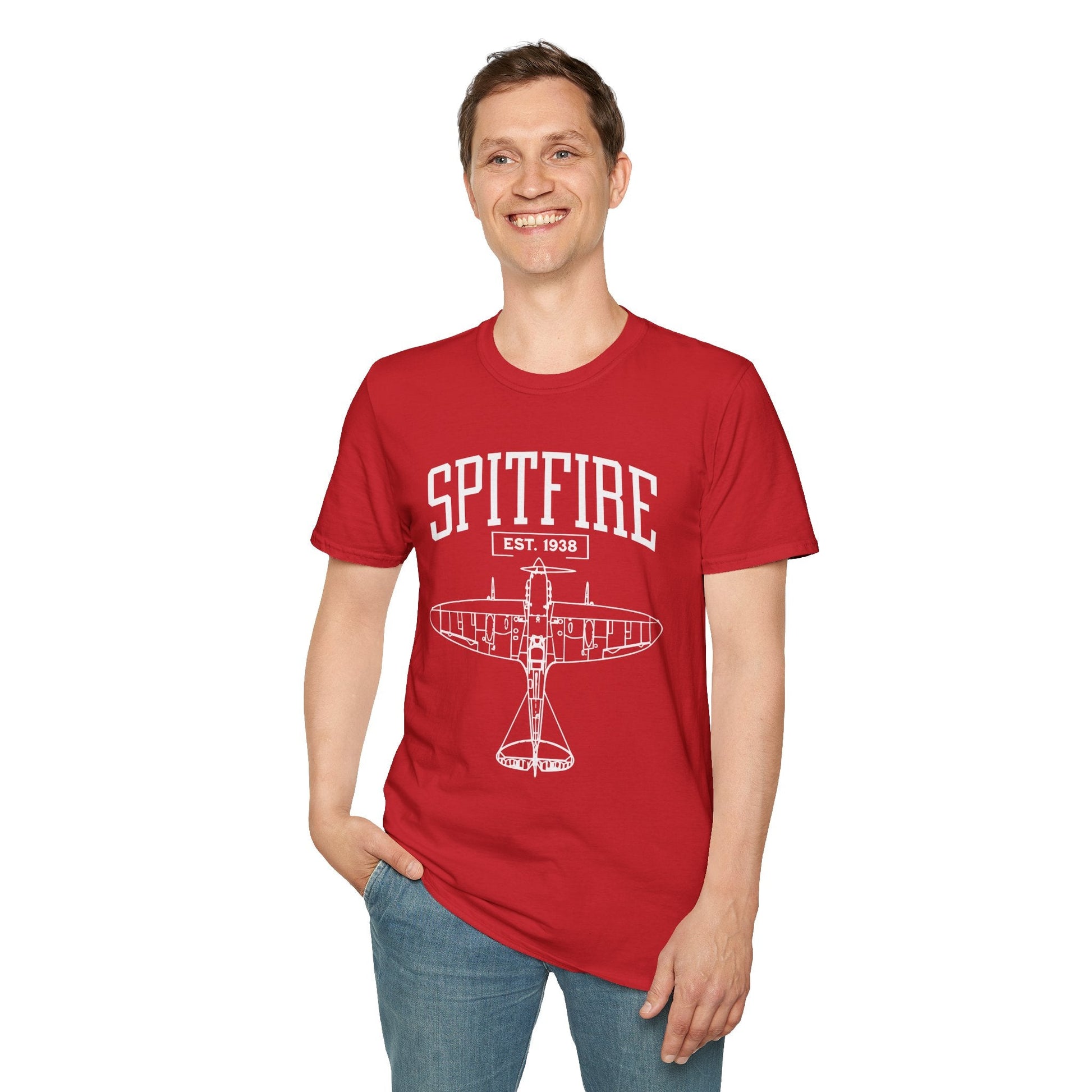 Spitfire Premium WWII T Shirt Pilot gifts warbird t shirt