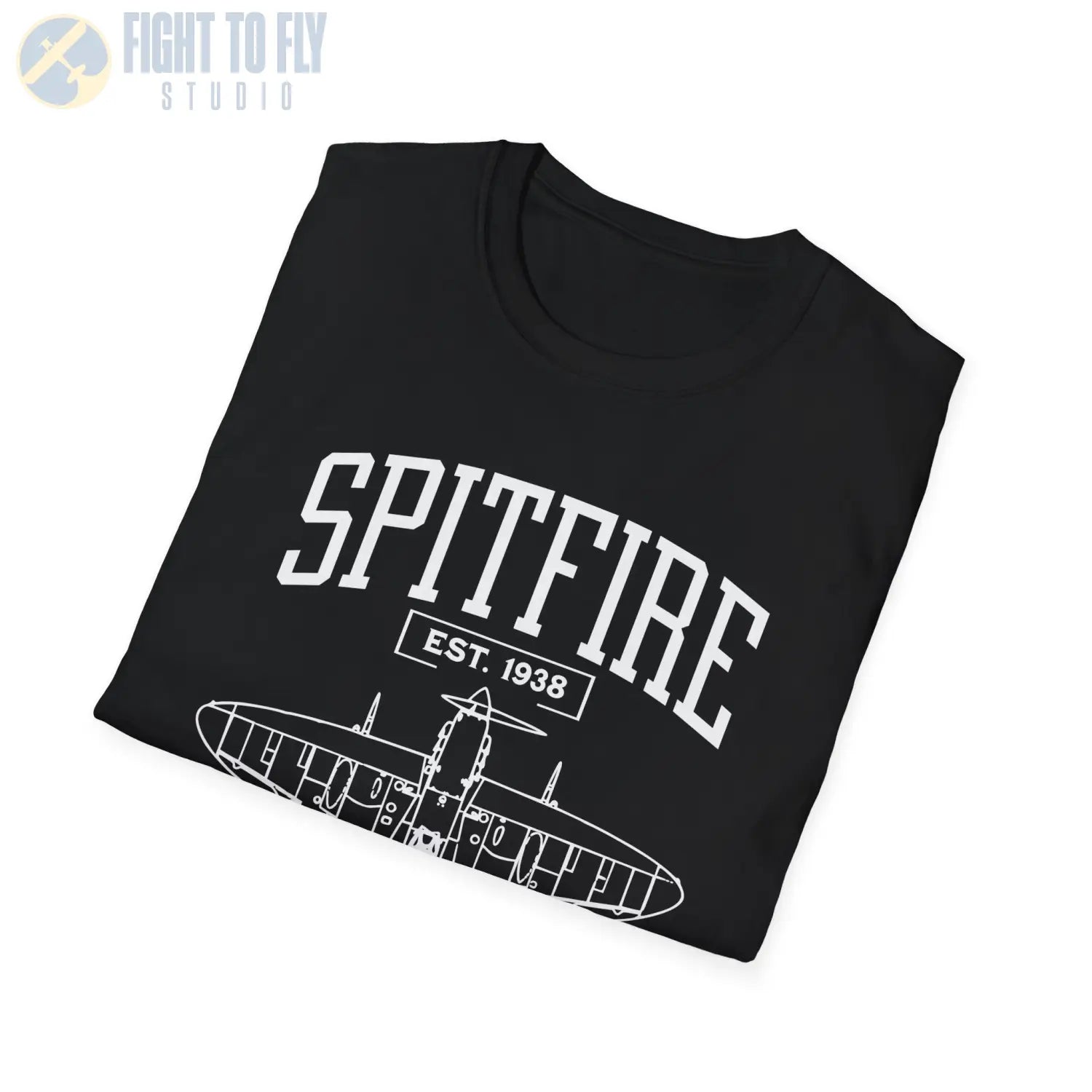 Spitfire - T-Shirt - Pilot gifts - WWII warbird t-shirt