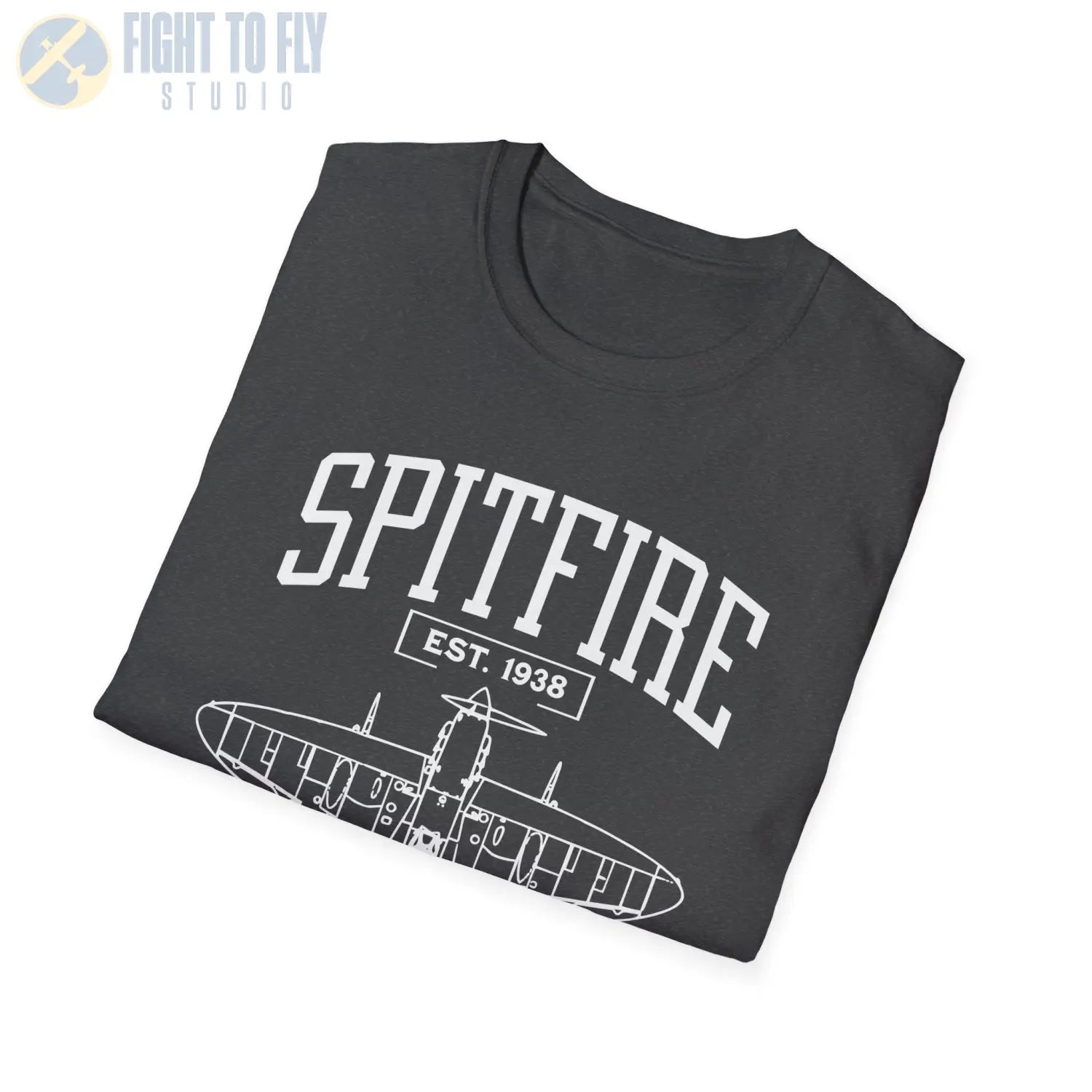 Spitfire - T-Shirt - Pilot gifts - WWII warbird t-shirt