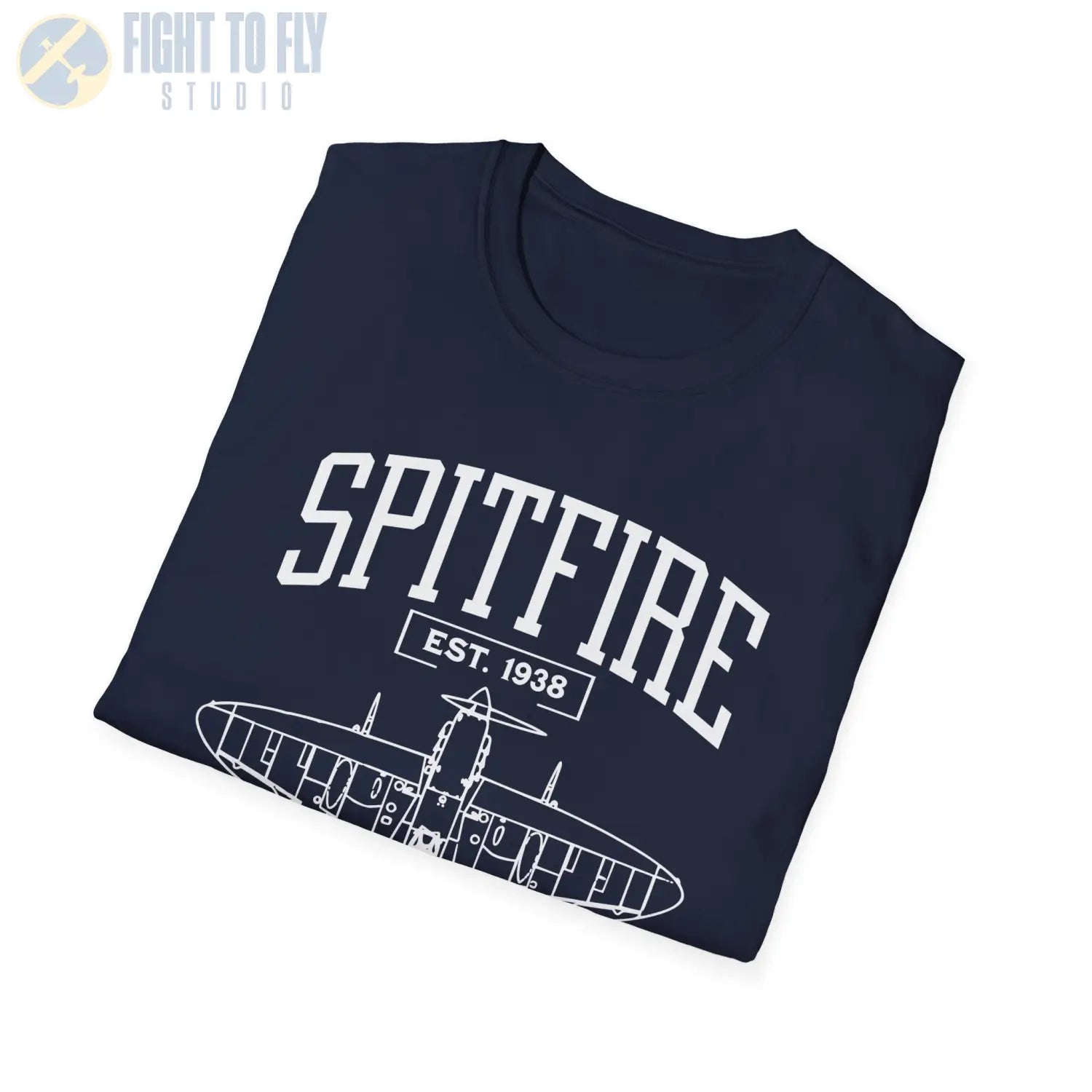 Spitfire - T-Shirt - Pilot gifts - WWII warbird t-shirt