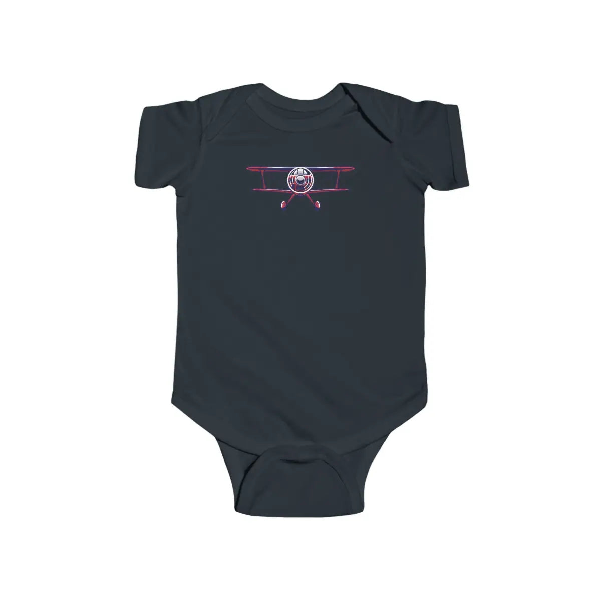 Sporty Biplane Baby Bodysuit - Kids clothes - Gifts for pilots - Aviation apparel