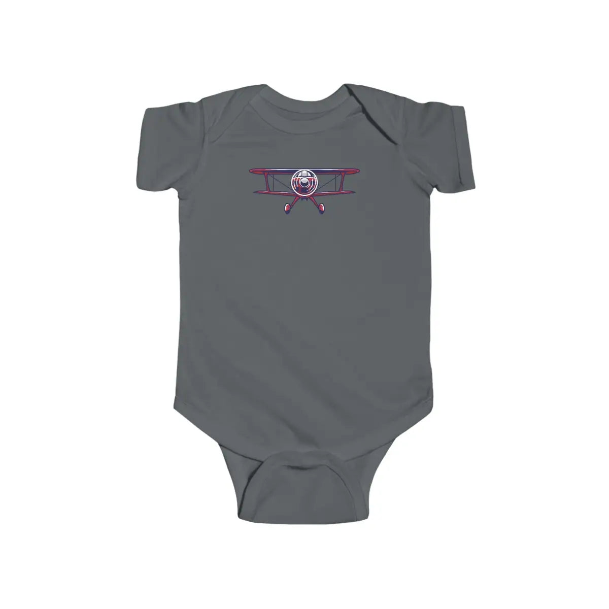 Sporty Biplane Baby Bodysuit - Kids clothes - Gifts for pilots - Aviation apparel