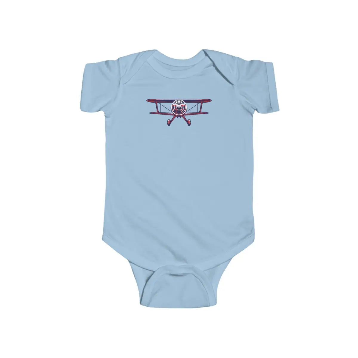 Sporty Biplane Baby Bodysuit - Kids clothes - Gifts for pilots - Aviation apparel