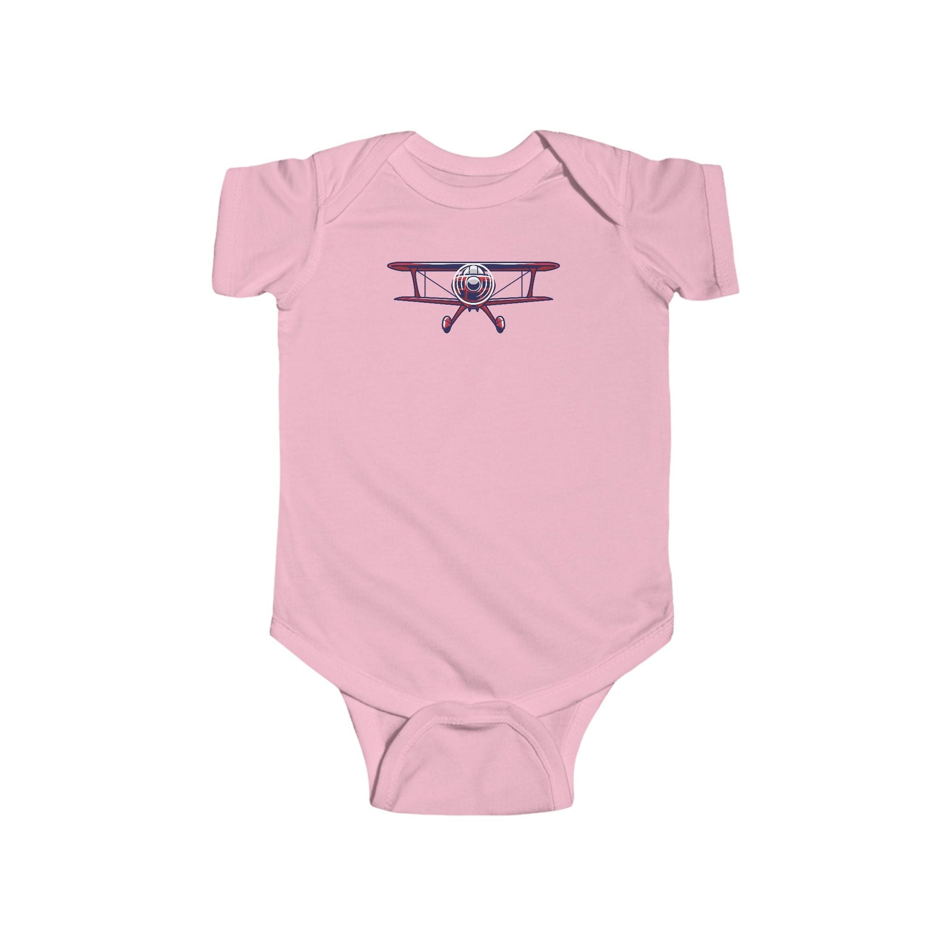 Sporty Biplane Baby Bodysuit - Kids clothes - Gifts for pilots - Aviation apparel