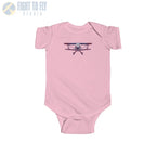 Sporty Biplane Baby Bodysuit - Kids clothes - Pilot gifts - WWII warbird t-shirt