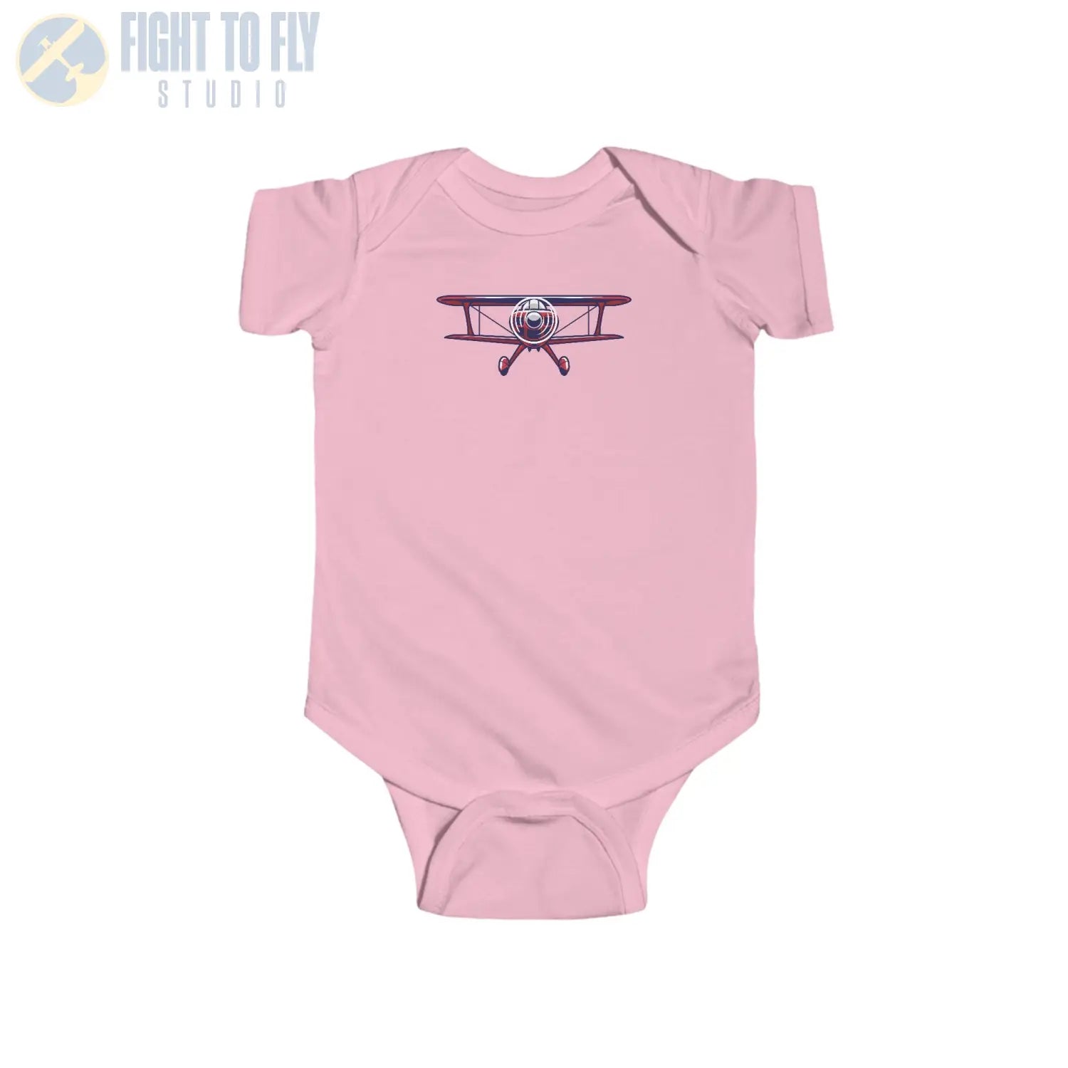 Sporty Biplane Baby Bodysuit - Kids clothes - Pilot gifts - WWII warbird t-shirt