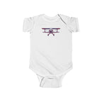 Sporty Biplane Baby Bodysuit - Kids clothes - Pilot gifts - WWII warbird t-shirt