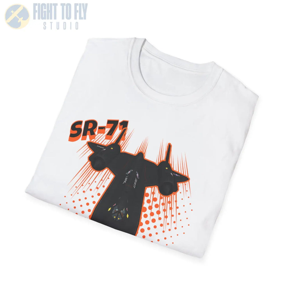 SR-71 Blackbird Comic Style T-Shirt - Pilot gifts - WWII warbird t-shirt
