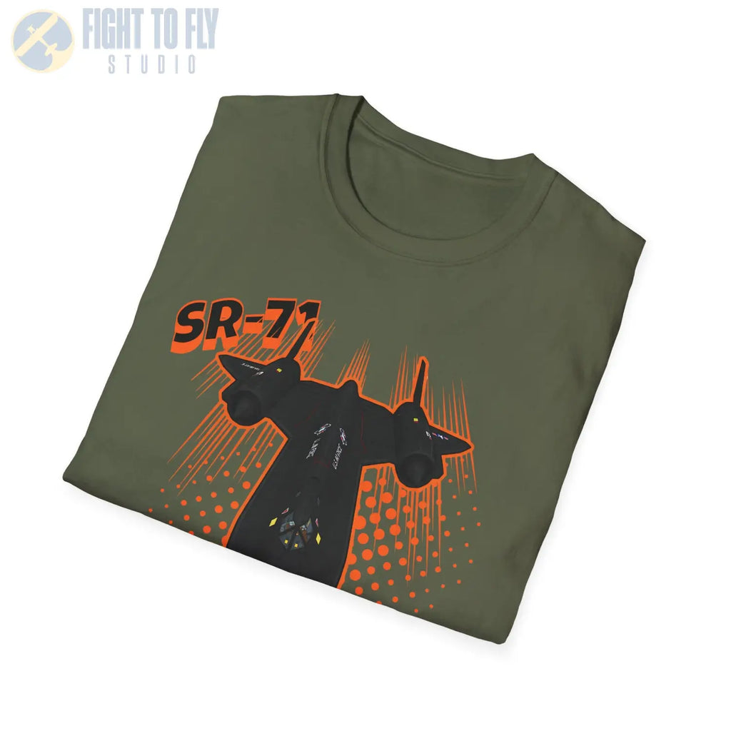 SR-71 Blackbird Comic Style T-Shirt - Pilot gifts - WWII warbird t-shirt