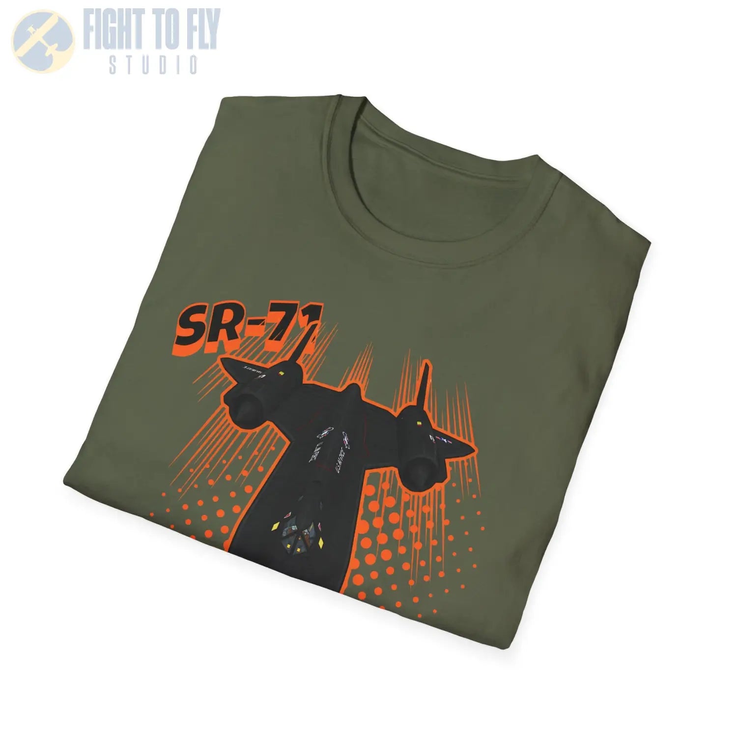 SR-71 Blackbird Comic Style T-Shirt - Pilot gifts - WWII warbird t-shirt