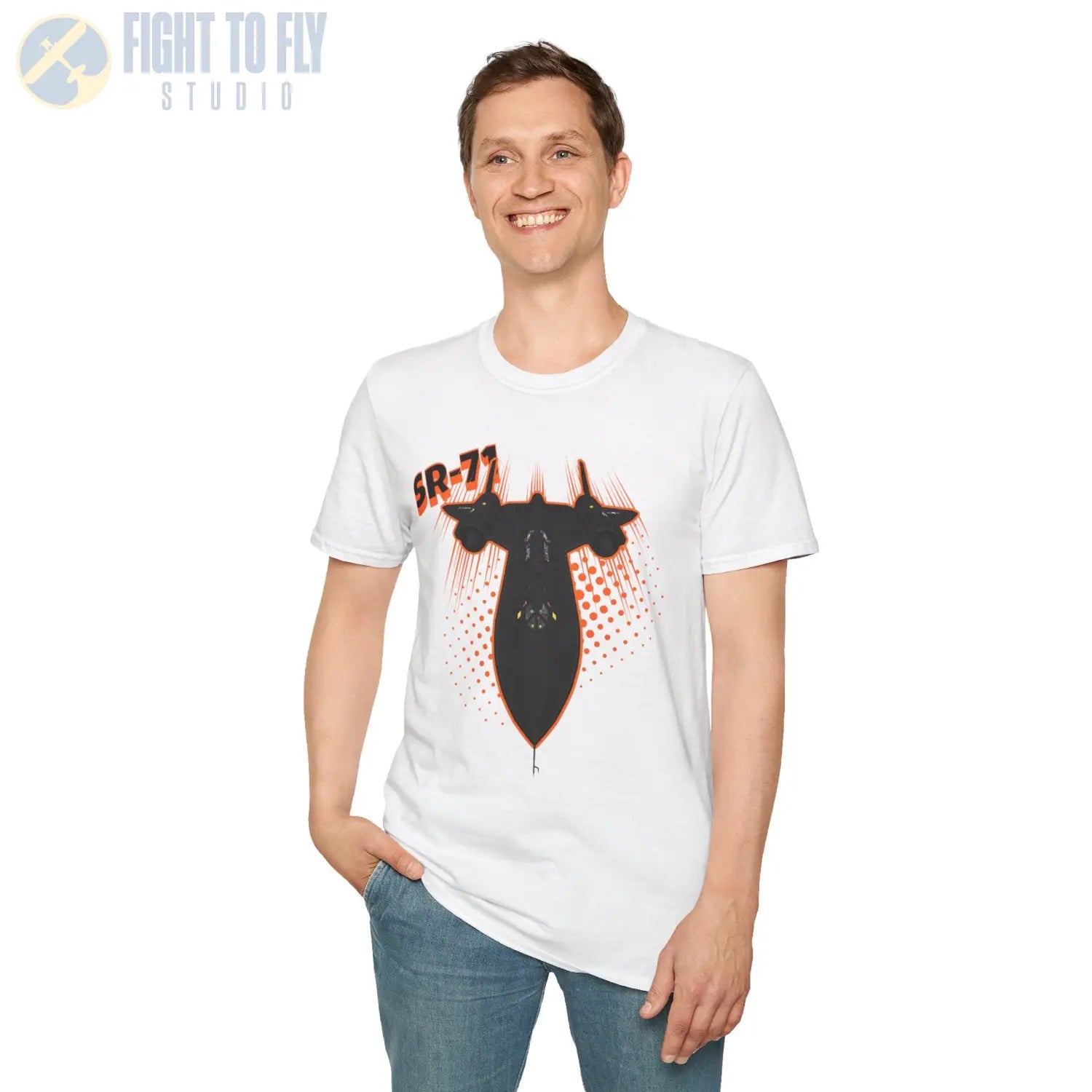SR-71 Blackbird Comic Style T-Shirt - Pilot gifts - WWII warbird t-shirt