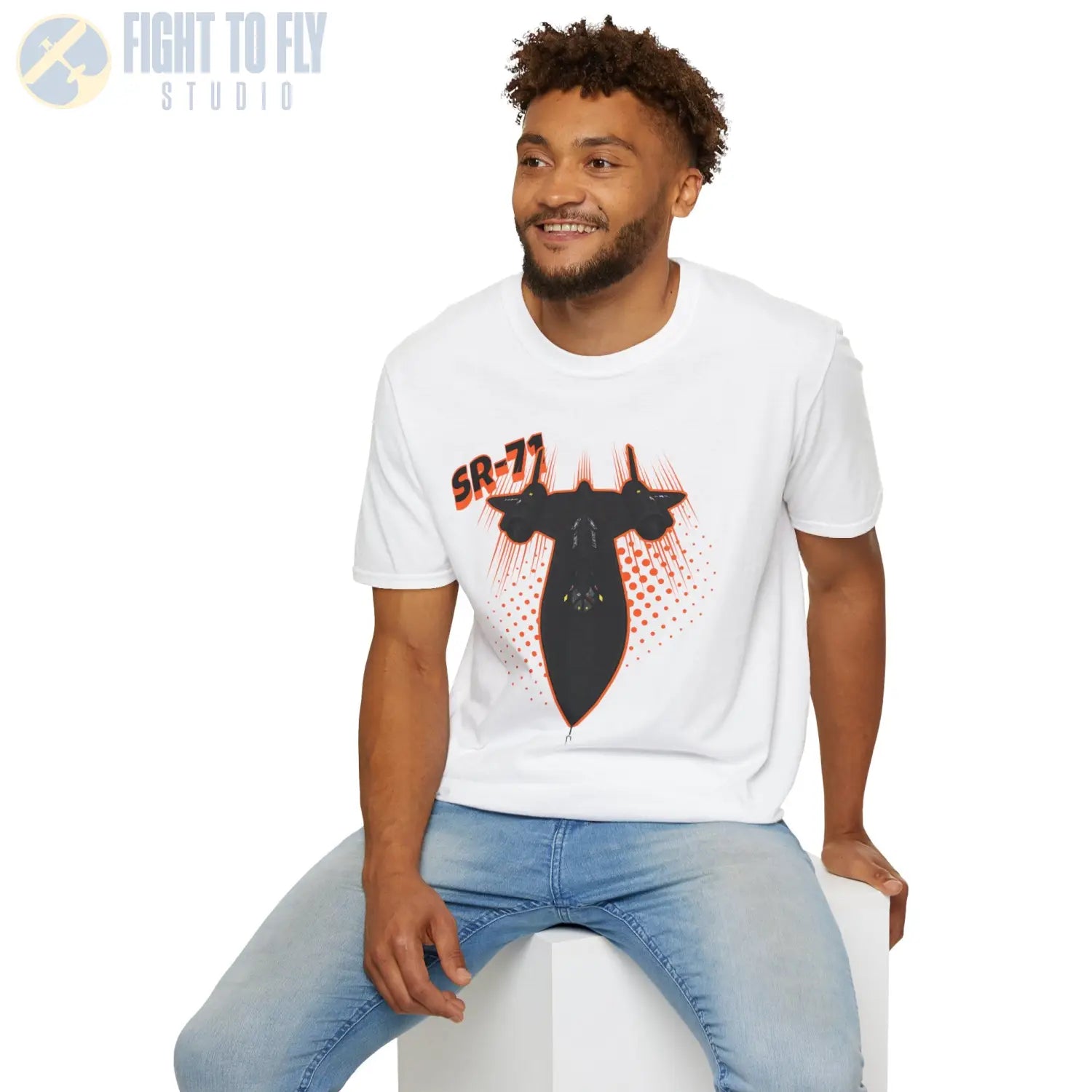 SR-71 Blackbird Comic Style T-Shirt - Pilot gifts - WWII warbird t-shirt