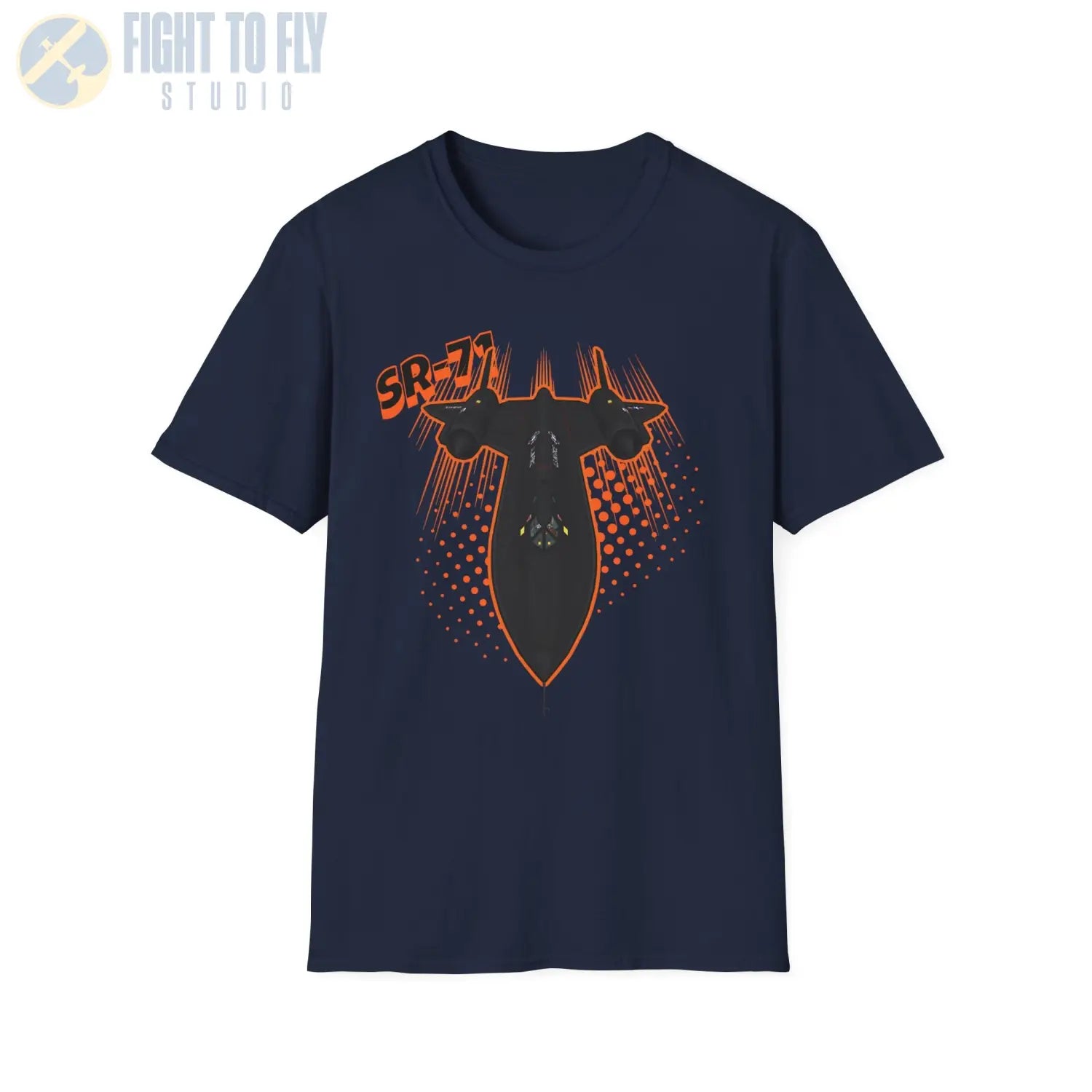 SR-71 Blackbird Comic Style T-Shirt - Pilot gifts - WWII warbird t-shirt