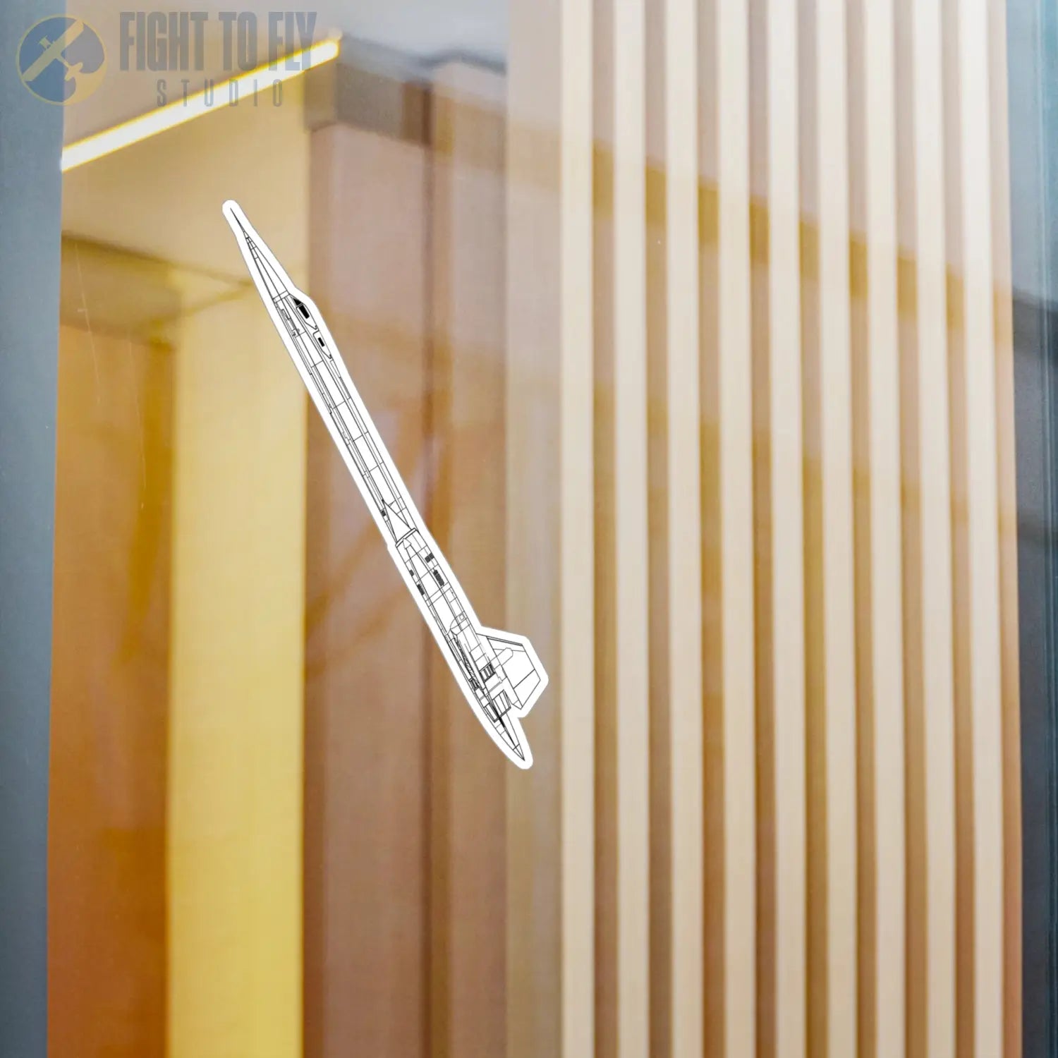 SR-71 Blackbird Kiss-Cut Vinyl Decal - Paper products - Pilot gifts - WWII warbird t-shirt