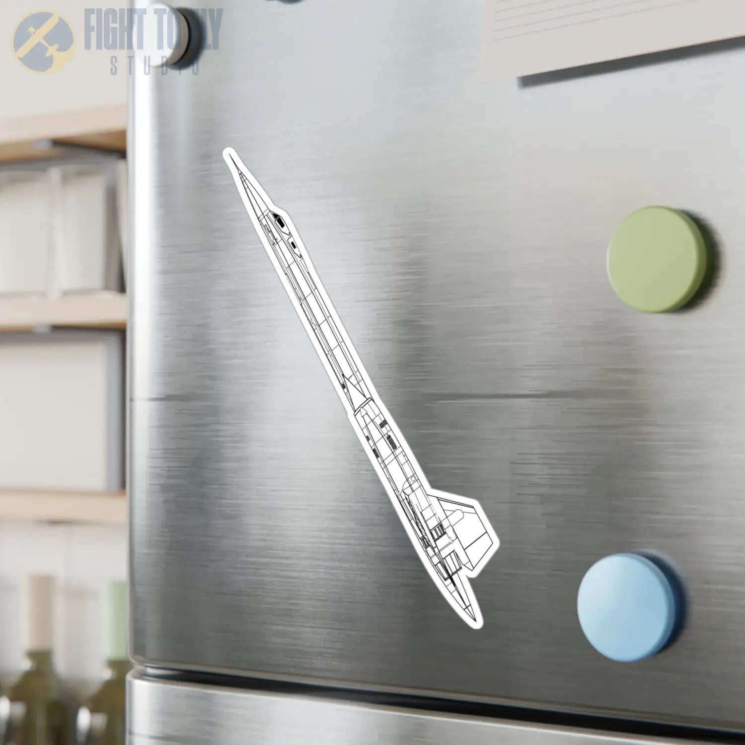 SR-71 Blackbird Kiss-Cut Vinyl Decal - Paper products - Pilot gifts - WWII warbird t-shirt