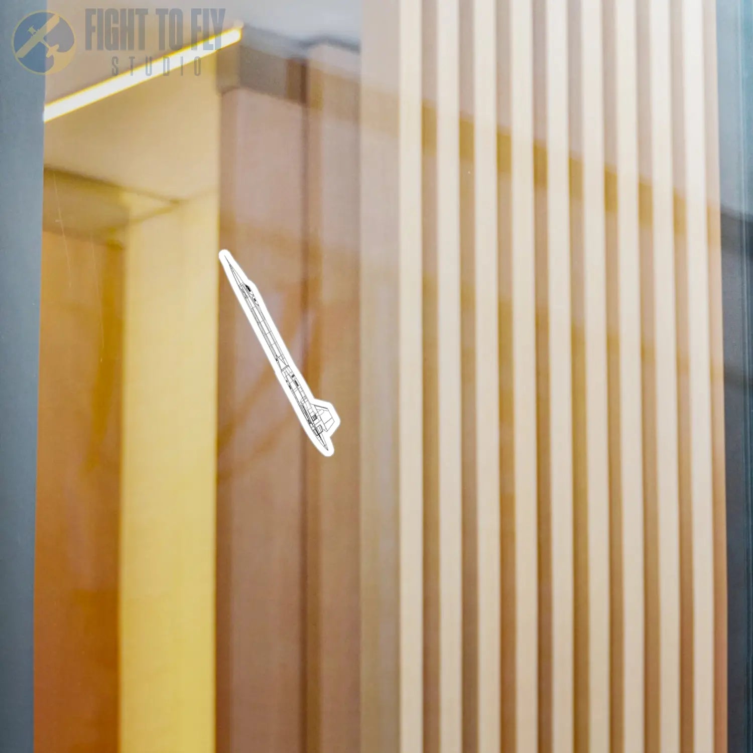 SR-71 Blackbird Kiss-Cut Vinyl Decal - Paper products - Pilot gifts - WWII warbird t-shirt