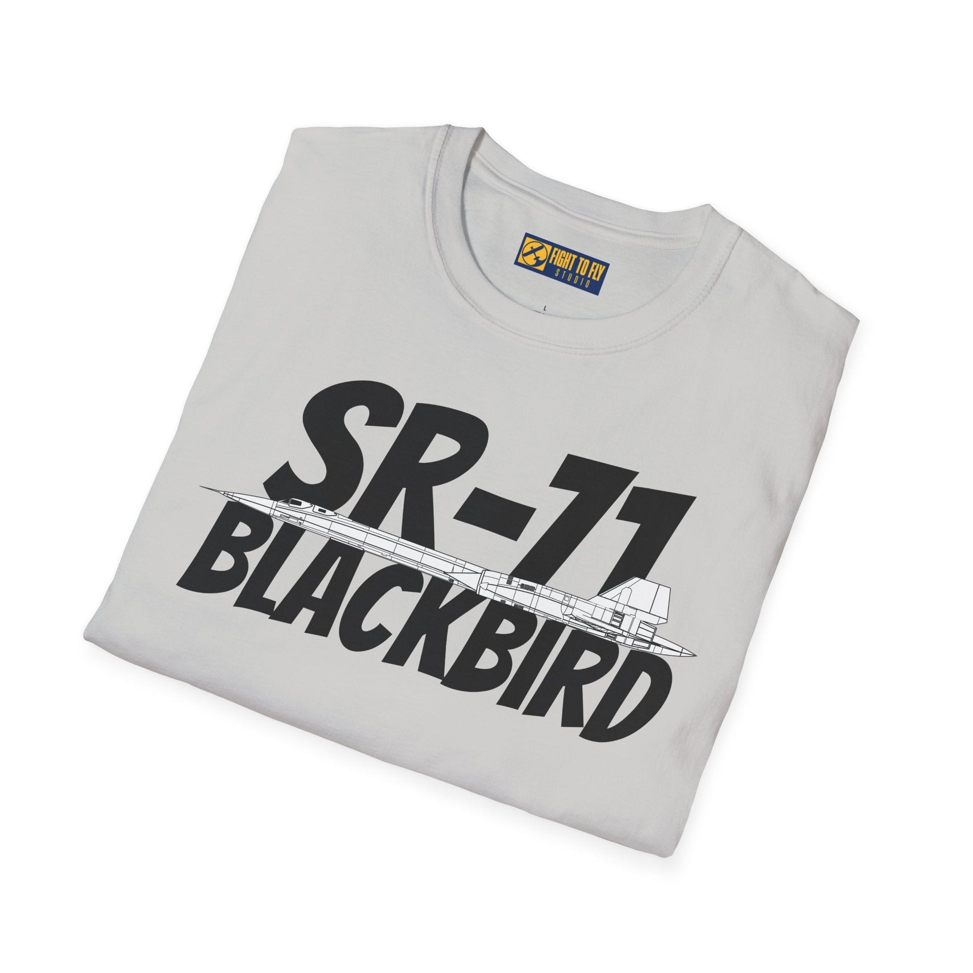 SR-71 Blackbird Side Profile T-Shirt – High-Speed Recon Jet Tee - Gifts for pilots - Aviation apparel