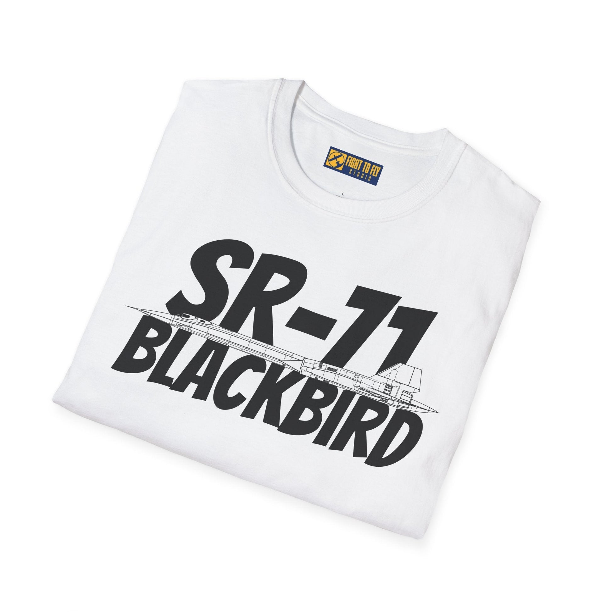 SR-71 Blackbird Side Profile T-Shirt – High-Speed Recon Jet Tee - Gifts for pilots - Aviation apparel