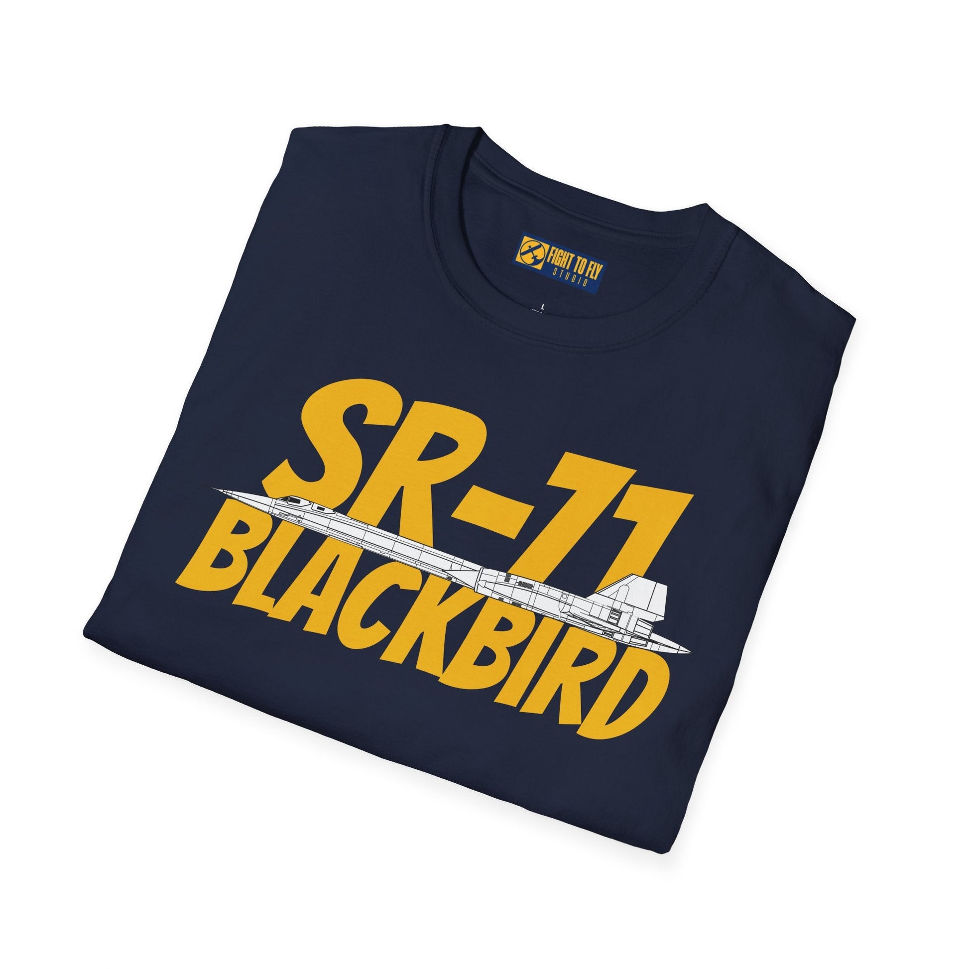 SR-71 Blackbird Side Profile T-Shirt – High-Speed Recon Jet Tee - Gifts for pilots - Aviation apparel