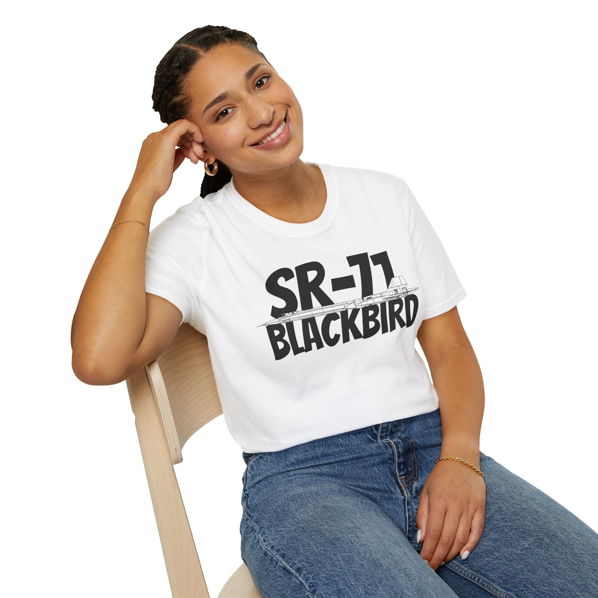 SR-71 Blackbird Side Profile T-Shirt – High-Speed Recon Jet Tee - Gifts for pilots - Aviation apparel