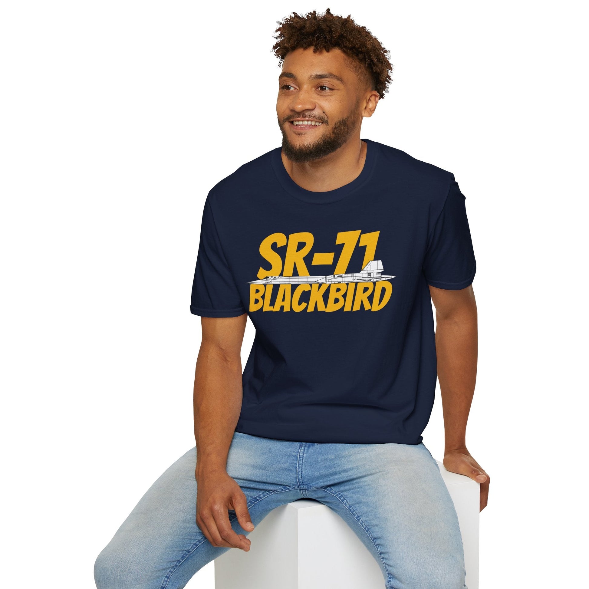SR-71 Blackbird Side Profile T-Shirt – High-Speed Recon Jet Tee - Gifts for pilots - Aviation apparel