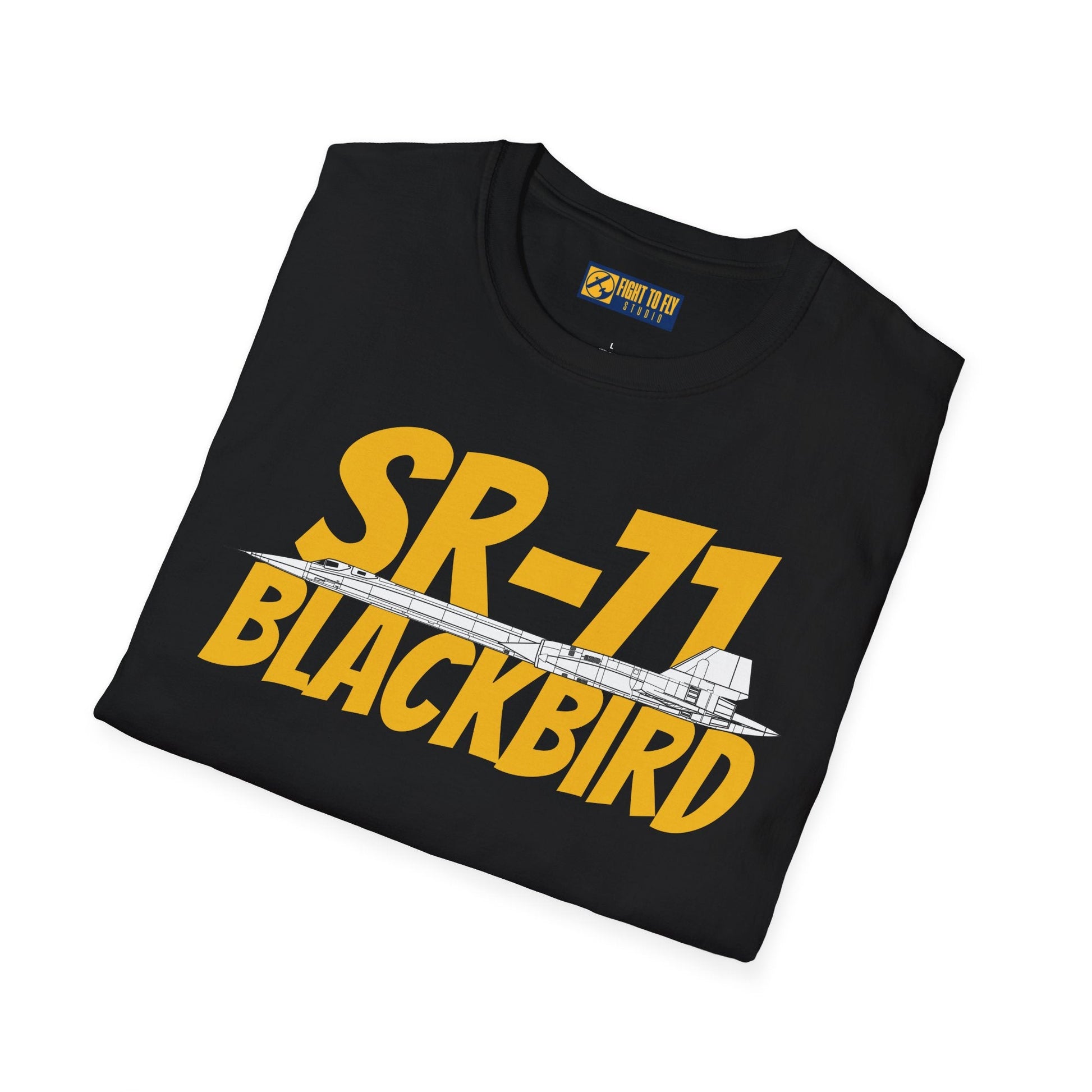 SR-71 Blackbird Side Profile T-Shirt – High-Speed Recon Jet Tee - Gifts for pilots - Aviation apparel