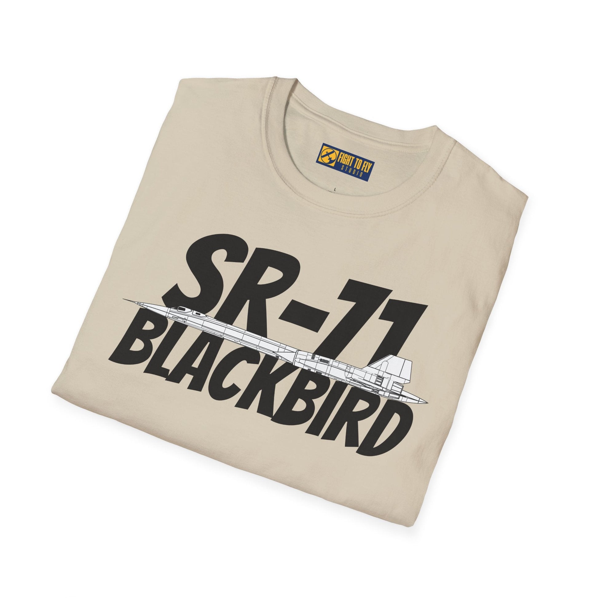 SR-71 Blackbird Side Profile T-Shirt – High-Speed Recon Jet Tee - Gifts for pilots - Aviation apparel