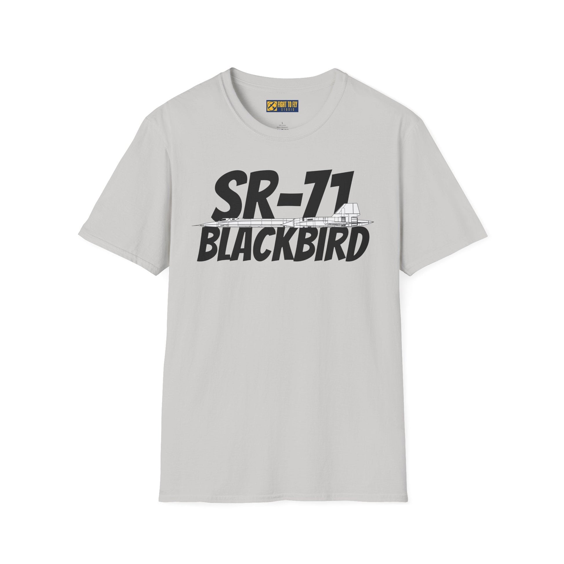 SR-71 Blackbird Side Profile T-Shirt – High-Speed Recon Jet Tee - Gifts for pilots - Aviation apparel