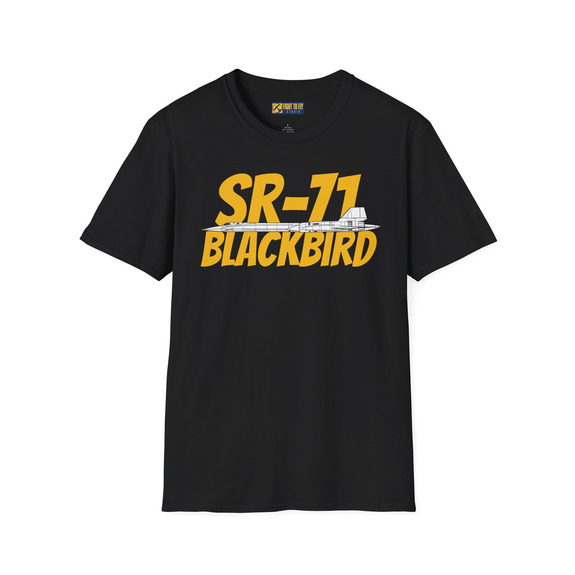 SR-71 Blackbird Side Profile T-Shirt – High-Speed Recon Jet Tee - Gifts for pilots - Aviation apparel