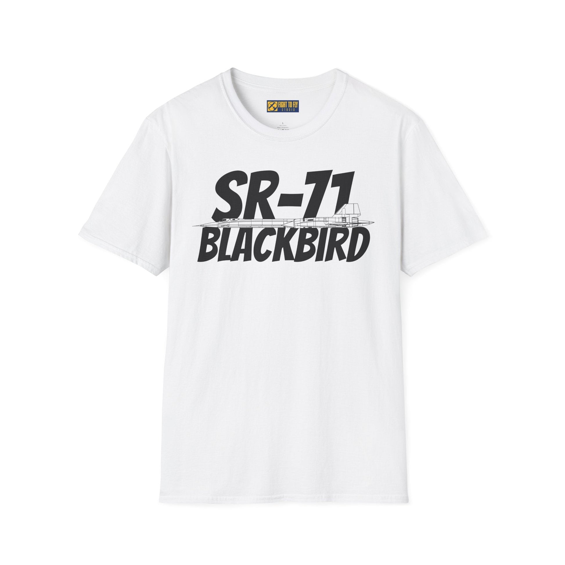 SR-71 Blackbird Side Profile T-Shirt – High-Speed Recon Jet Tee - Gifts for pilots - Aviation apparel