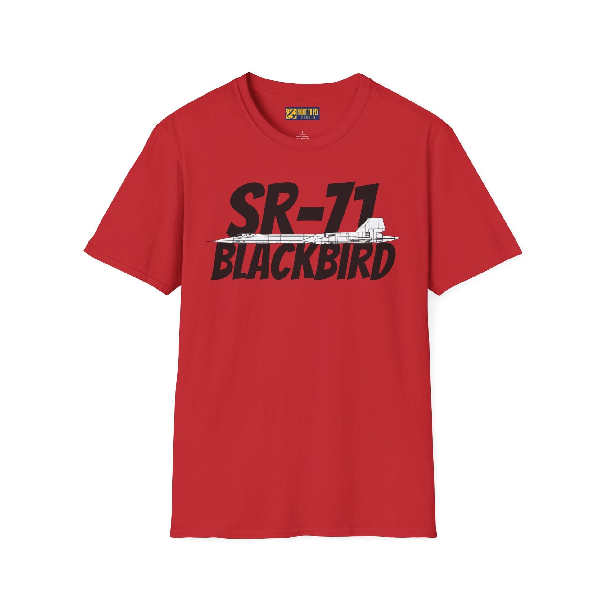 SR-71 Blackbird Side Profile T-Shirt – High-Speed Recon Jet Tee - Gifts for pilots - Aviation apparel