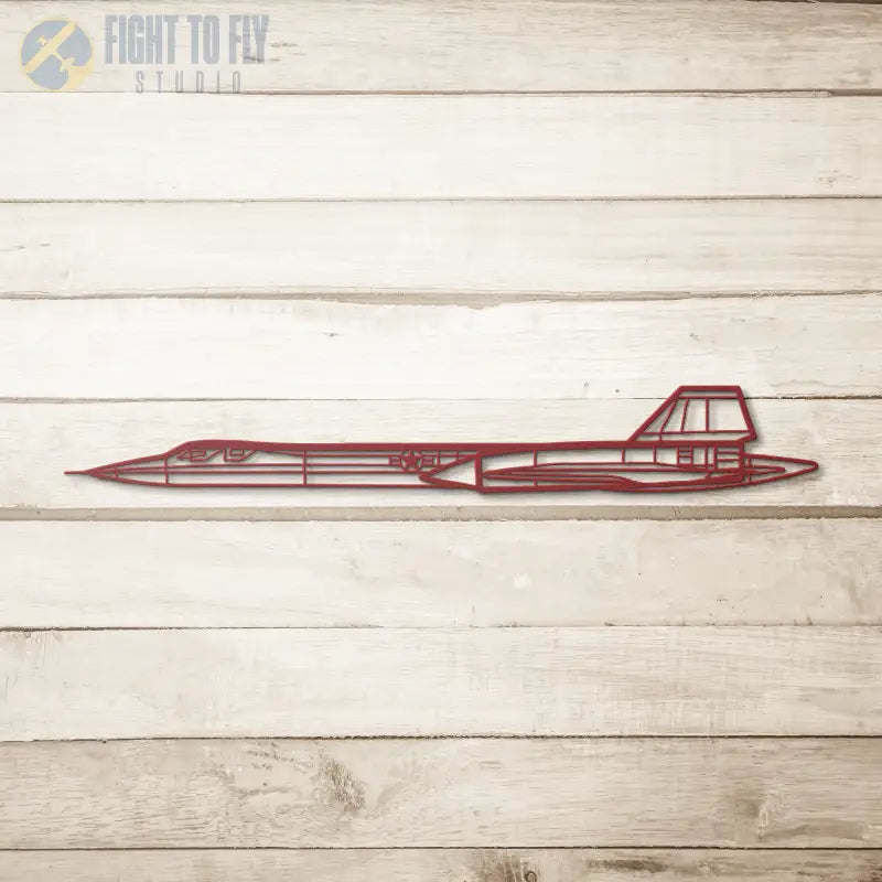 SR-71 Die Cut Metal Wall Art - Sign - Pilot gifts - WWII warbird t-shirt