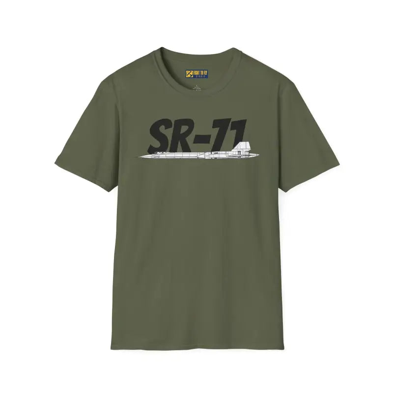 SR-71 Blackbird Side Profile T-Shirt - Pilot gifts - WWII warbird t-shirt