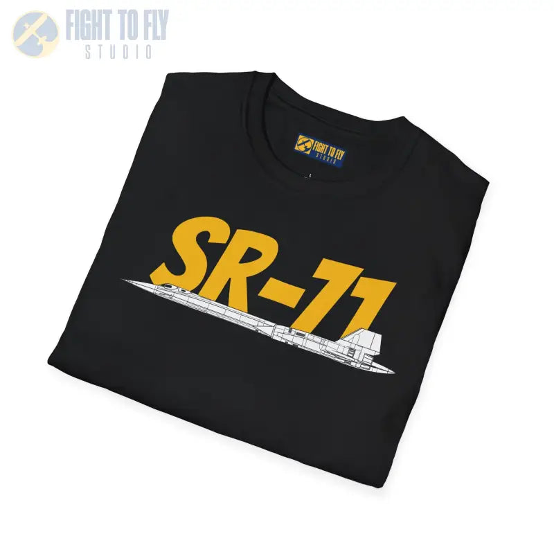 SR 71 Blackbird Side Profile T Shirt Pilot gifts WWII warbird t shirt