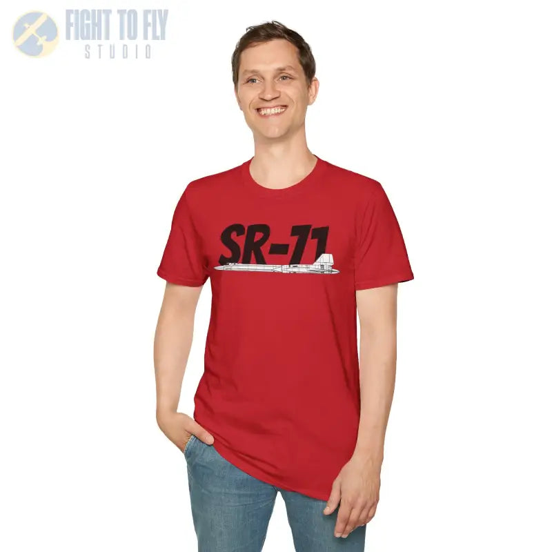 SR-71 Blackbird Side Profile T-Shirt - Pilot gifts - WWII warbird t-shirt