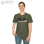 SR-71 Blackbird Side Profile T-Shirt - Pilot gifts - WWII warbird t-shirt