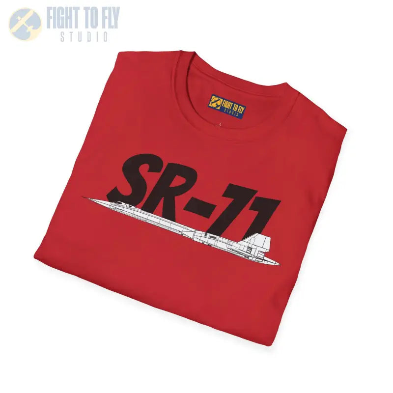 SR-71 Blackbird Side Profile T-Shirt - Pilot gifts - WWII warbird t-shirt