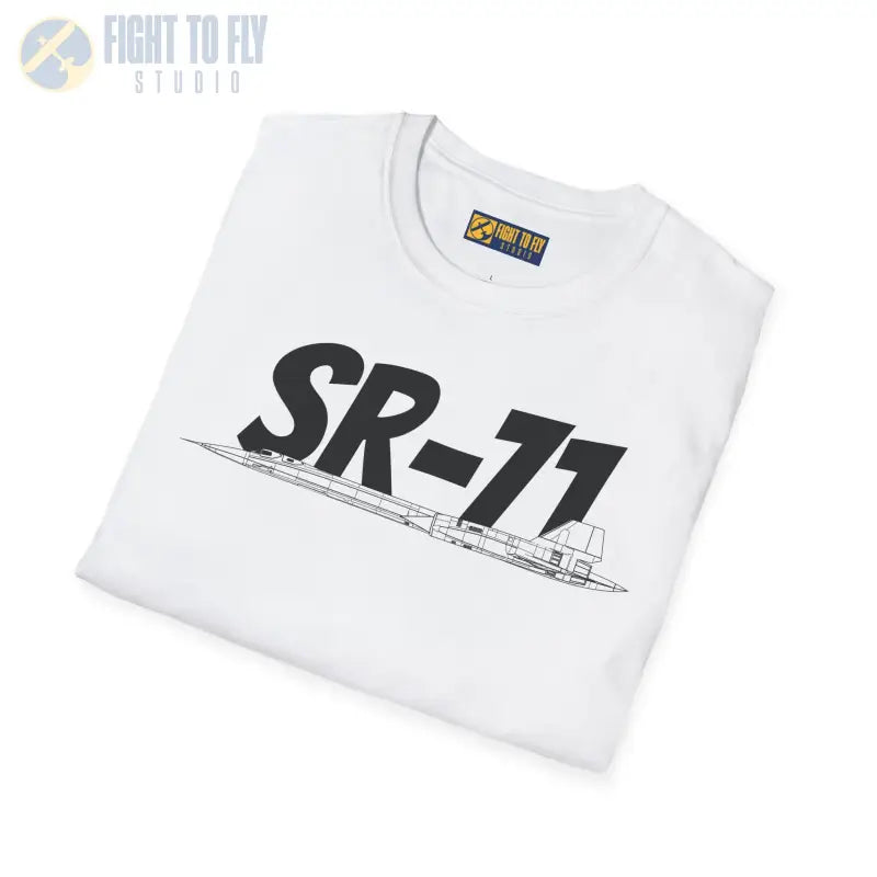 SR-71 Blackbird Side Profile T-Shirt - Pilot gifts - WWII warbird t-shirt
