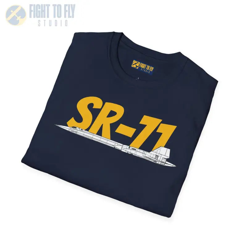 SR-71 Blackbird Side Profile T-Shirt - Pilot gifts - WWII warbird t-shirt