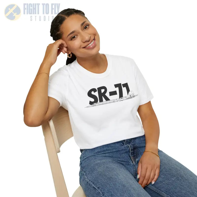 SR-71 Blackbird Side Profile T-Shirt - Pilot gifts - WWII warbird t-shirt