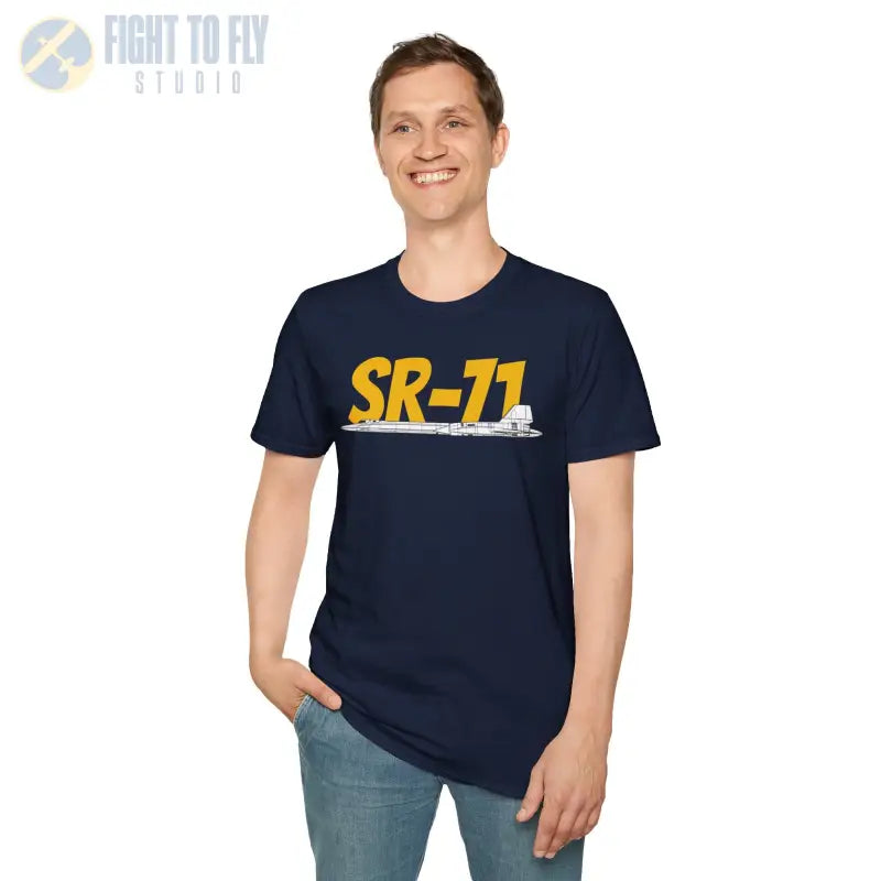 SR-71 Blackbird Side Profile T-Shirt - Pilot gifts - WWII warbird t-shirt