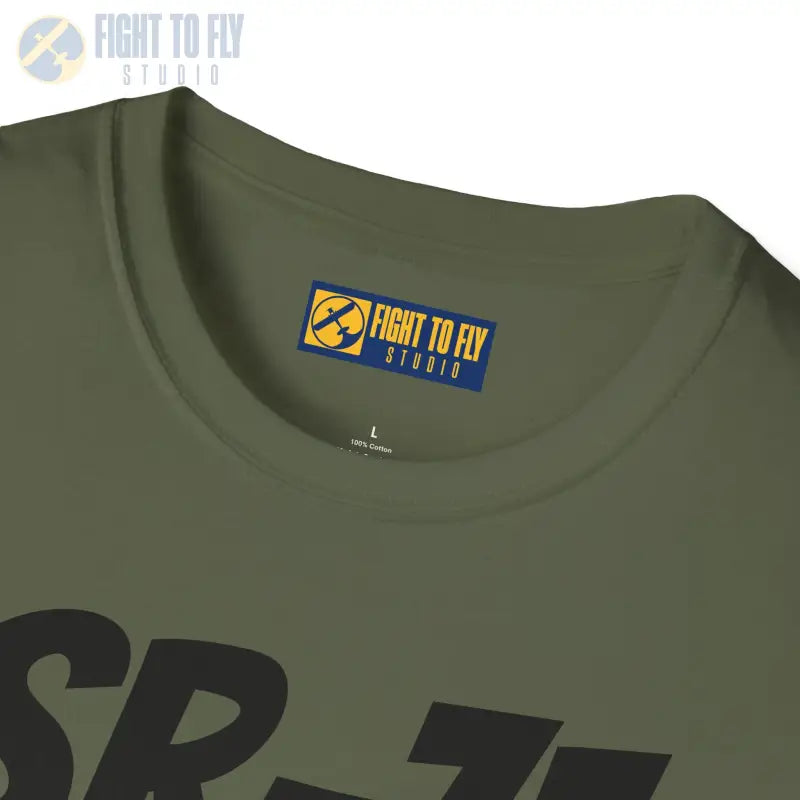 SR-71 Blackbird Side Profile T-Shirt - Pilot gifts - WWII warbird t-shirt